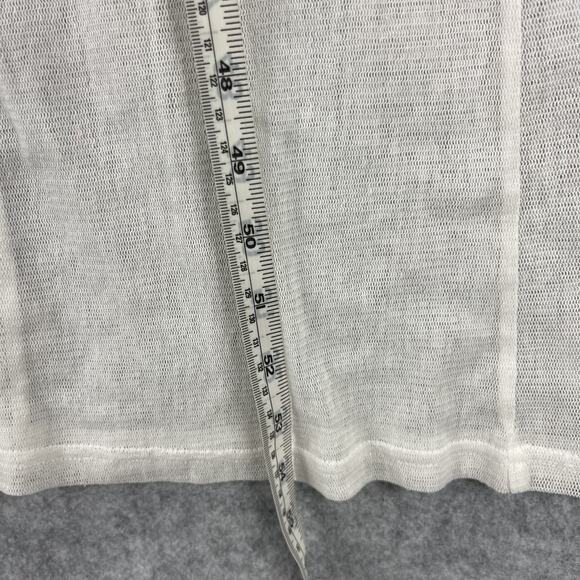 Mia Joy Cover Up Maxi Dress Womens Small White Sheer Delicate Resort Beach Fairy - Picture 5 of 14